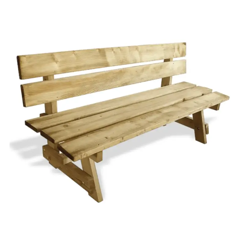 Banco nordico de madera