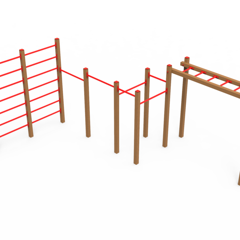 Conjunto circuito de escalada