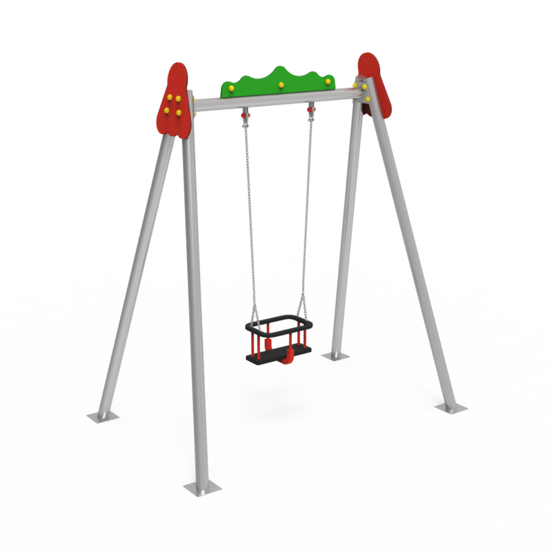 Monoplaza Asiento Cuna Metálico