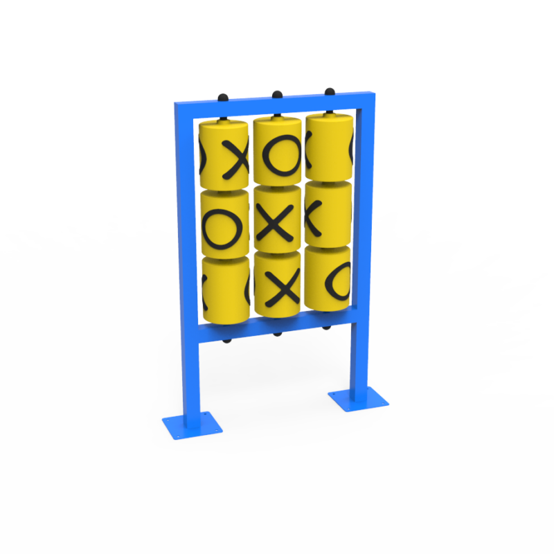 Panel Interactivo 3 en Raya Metálico ♿︎