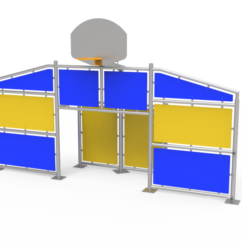 Frontal Multideportivo 12x7m