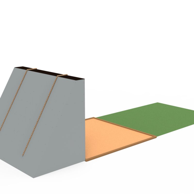 Muro Inclinado con Cuerda