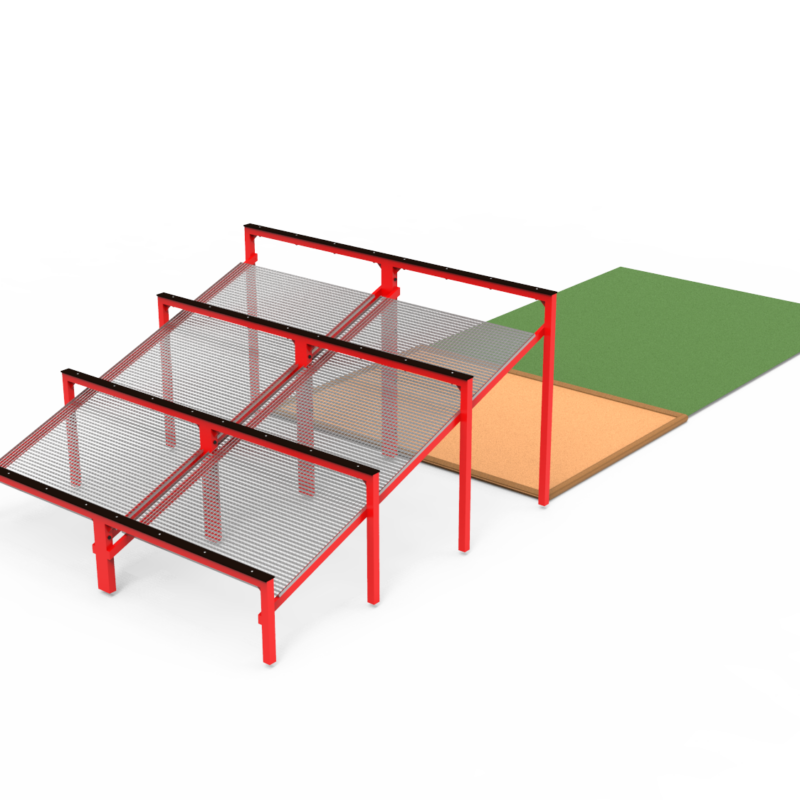 Cuatro Barras en Escalera