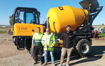 Entrega de autohormigonera