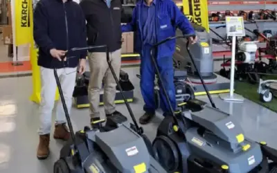 Entrega de barredoras Karcher